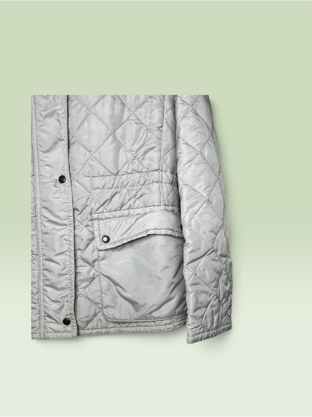 Coach Grey Light Quilted Jackey - Picture 8 of 8